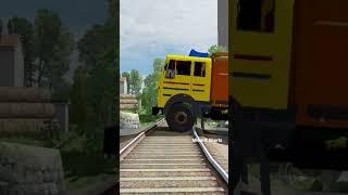 Tata Truck On Railtrack  #shorts