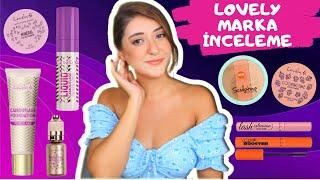 LOVELY MARKA İNCELEME | YENİ ÜRÜNLER DENİYORUM | WATSONS ÜRÜNLERİYLE MAKYAJ #makyaj #makeup