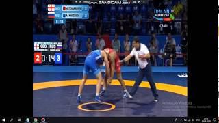 Anzor Khizriev (RUS) - Givi Matcharashvili (GEO) 125 kg wrestling European Games 2019 (Final)