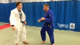 Дзюдо. Бросок через спину. Judo. Ippon seoi nage