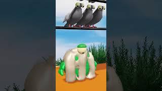 Doves VS Zombie #shorts | Thế Giới Lộn Ngược #reverse #worldupsidedown