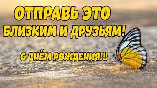 Очень добрый стих до мурашек "С Днем Рождения мой близкий человек" Нелли Котовская Читает Л. Юдин