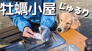 牡蠣小屋行って登山して