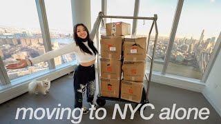 moving into my new NYC apartment! | MOVING ALONE AT 19 ep.2