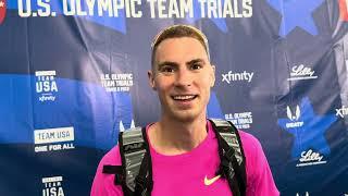 Clayton Murphy says the Olympic Trials is much different from USAs