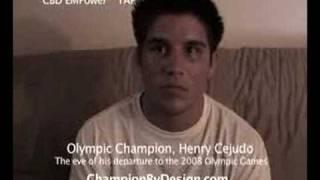 Henry Cejudo Olympic Champion By Design™ GOLD MEDAL TAP