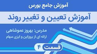 آموزش بورس : آموزش تعیین روند و تغییر روند های نزولی و صعودی قسمت چهارم