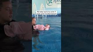 My 9 month baby learns to swim!! 7 week transformation!