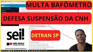 [DETRAN SP]Como fazer RECURSO de SUSPENSÃO da CNH