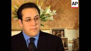 UK: LONDON: NAWAZ SHARIF'S SON HASAN SPEAKS