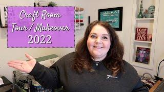 [ MY CRAFT ROOM MAKEOVER & TOUR! ] Office Vlog 2022