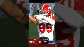 #cfl receiver TRUCKS a defensive back! #football #calgarystampeders