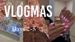 VLOGMAS Days 2-5 | Spend the Week with Me: Christmas Decor, Gym, Maintenance