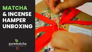  Unboxing 11 Piece Matcha & Incense Gift Hamper by Purematcha 