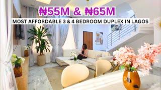 Inside an Affordable (₦55M & ₦65M) 3 & 4 Bedroom Duplex in Lekki Ajah | $34k & $41k