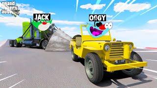 [PART-2] OGGY AND JACK DOING DOUBLE TROUBLE FACE TO FACE CHALLENGE (GTA 5 Funny Moments)