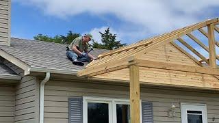 Gabled Porch Build DIY Updated