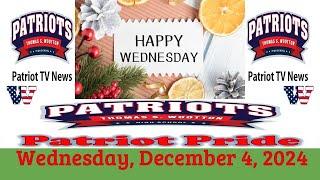 Patriot TV News - Wednesday, December 4, 2024