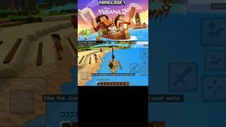 Disney Moana 2 DLC in Minecraft bedrock #minecraft #mcpe #minecraftshorts