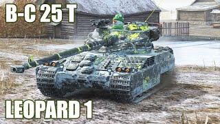 Leopard 1, B-C 25t & Leopard 1 ● WoT Blitz