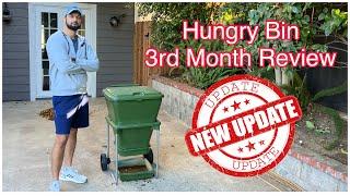 Hungry Bin 3 Months Review | Compost Bin Update | Harvesting Compost | Worm Bin