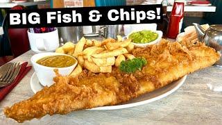 Trying UK's Biggest Fish and Chips!