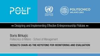 Results chain as the keystone for monitoring and evaluation (Boris Mrkajic)