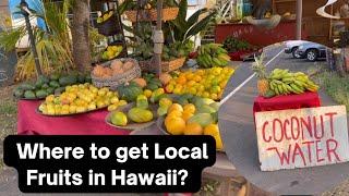 Hawaii Local Tropical Fruit Stand | Where to go for local Fruits in Hawaii ? |  Big Island | Hawaii