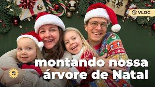 Montamos nossa árvore de Natal em família! Vlog de Natal 2024