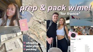 TRIP PREP VLOG  euro summer, shopping, hauls, glow up, & packing