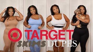 SKIMS DUPES TARGET HAUL | LOUNGEWEAR TRY ON HAUL