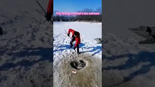 Epic Ice Fishing Catch! ️#icefishing #fishingadventure #winterfun