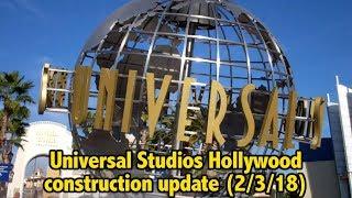 Universal Studios Hollywood construction update (2/3/18)