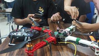 How to make quadcopter drone at home - diy drone #kk2