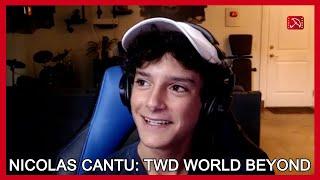 Nicolas Cantu THE WALKING DEAD: WORLD BEYOND interview | AMC, Amazon Prime Video