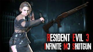 Resident Evil 3 Remake | Infinite M3 Shotgun Mod Full Hardcore Mode Playthrough