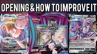 POKEMON TCG MEW VMAX LEAGUE BATTLE DECK OPENING & HOW TO IMPROVE IT (Pokemon TCG)