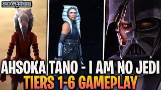 Ahsoka Tano I Am No Jedi Galactic Legend Event | Tiers 1-6 COMPLETED + GUIDE | Galaxy of Heroes