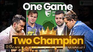 The game that made two World Champions | Nepo vs Carlsen | World Blitz Finals tiebreaks Game 3