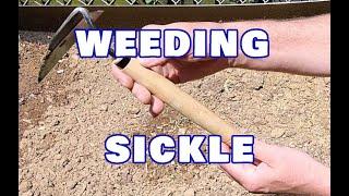 Weeding sickle, great to keep in the garden bag, many uses