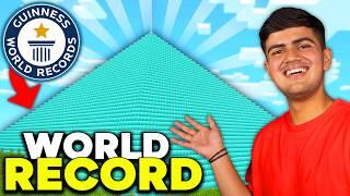 I BROKE THE WORLD RECORD For MOST DIAMONDS in Minecraft