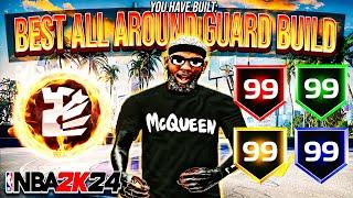 NEW BEST ALL AROUND POINT GUARD BUILD IN NBA 2K24! BEST GUARD BUILD 2K24!