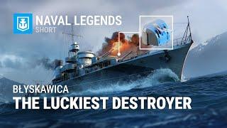 The Luckiest Destroyer of WW2 | Short Naval Legends - Błyskawica
