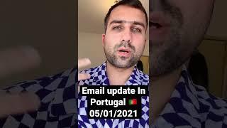 Email update In Portugal  #portugal #youtubeshorts #information