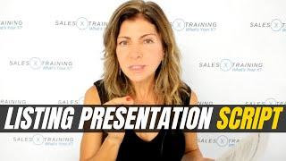 Real Estate Listing Presentation Script (Step By Step)