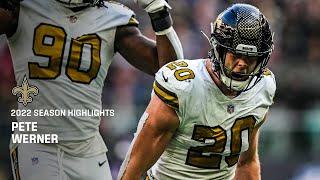 Pete Werner's Top Plays 2022 NFL Season | New Orleans Saints