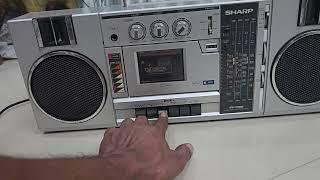 SHARP GF-7300Z STEREO  boombox set 4 band radio tape recorder#sharps +919023321435