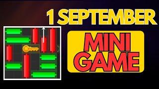 1 SEPTEMBER hamster kombat MINI GAME solved