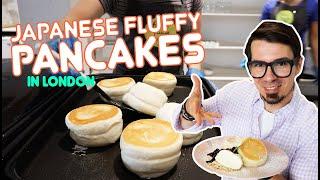 Japanese FLUFFY PANCAKES at FUWA FUWA Cafe in London