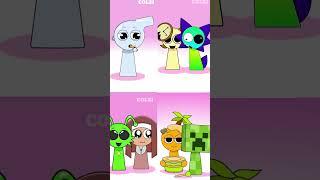 Phase 1VS Phase 2VS Phase 3VS Phase 4 in Incredibox Sprunki # Sprunki#IncrediboxSprunki#shorts